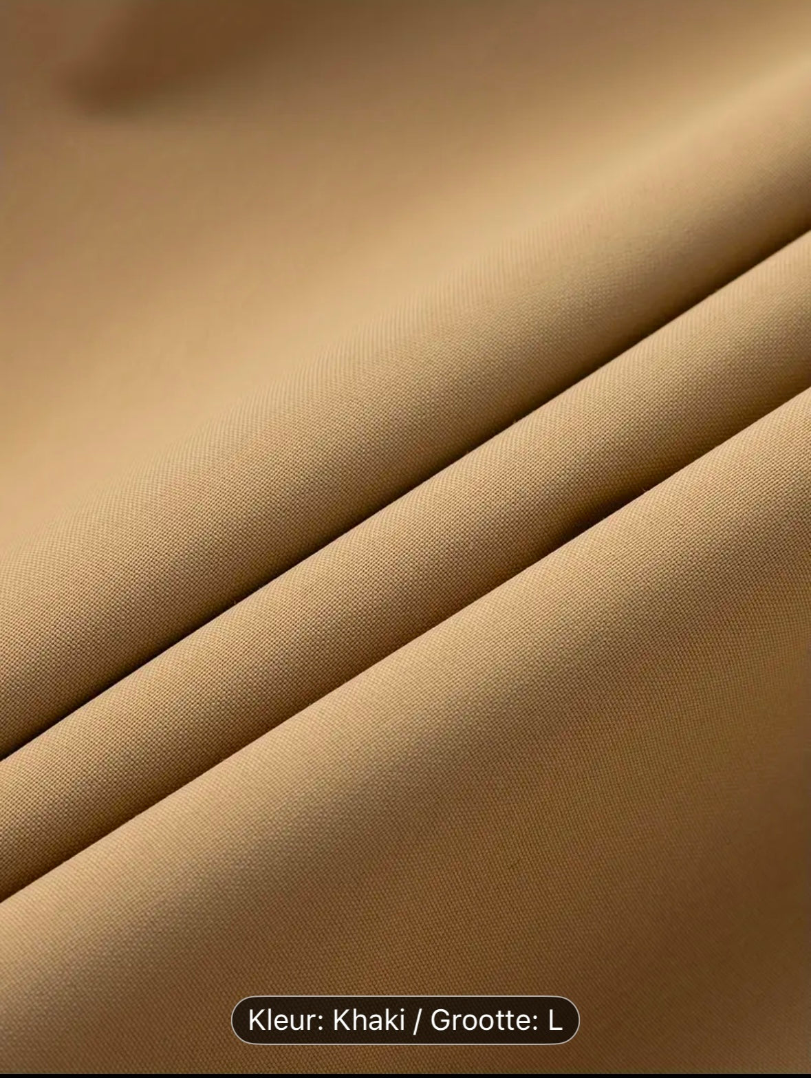 beige jas met rits