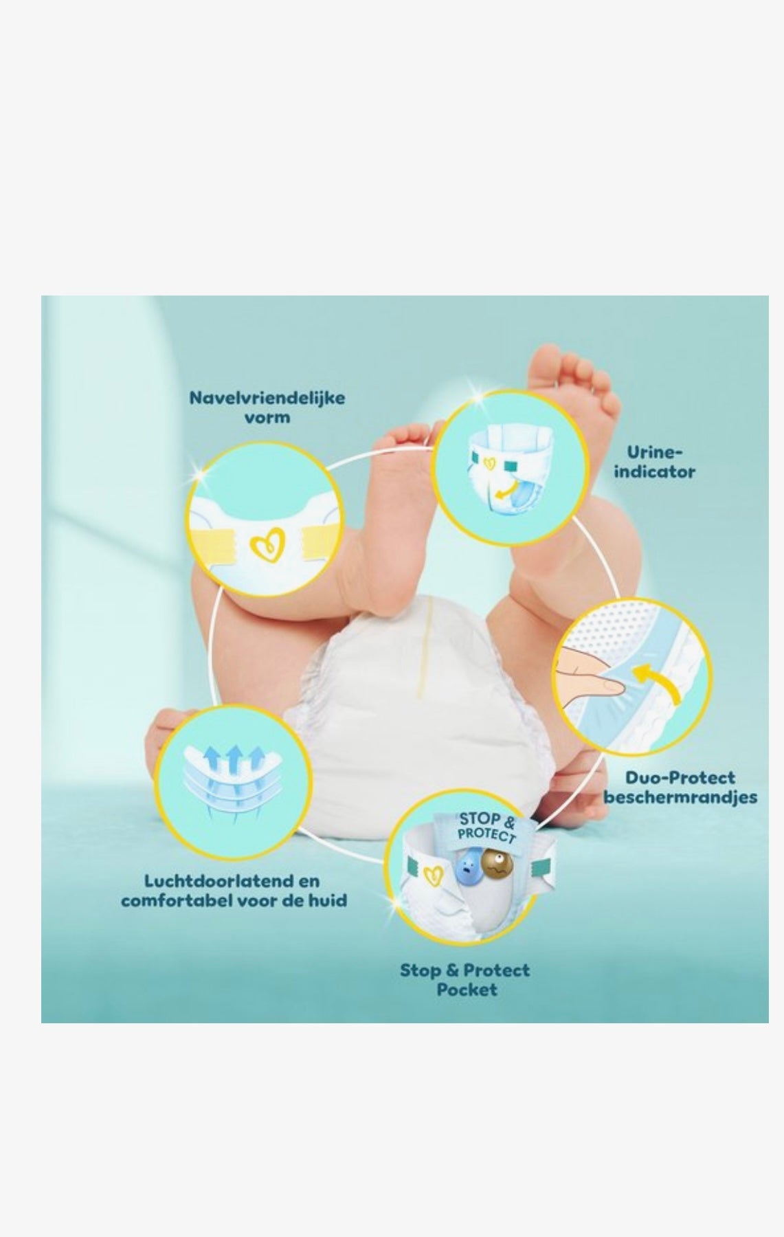 Pampers Premium Protection - Maat 2 (4kg-8kg) - 240 Luiers - Maandbox